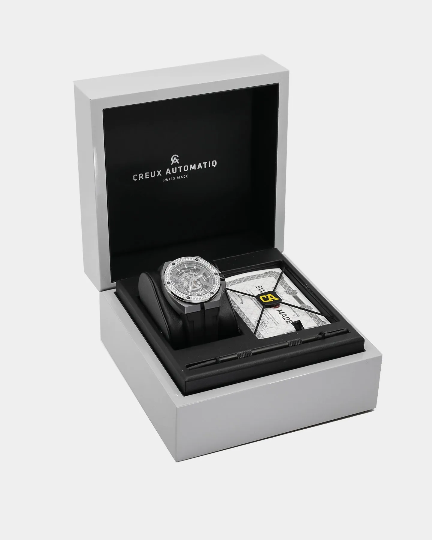 House of Auric Men's House of Auric x Creux Automatiq Ghost V3 Black/Black/Diamond