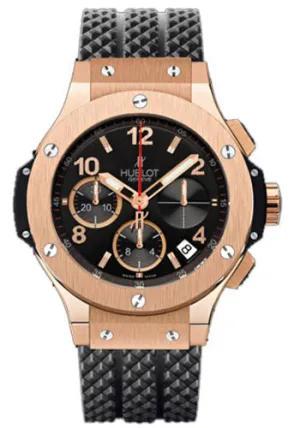 Hublot Big Bang 41mm Rose Gold Black Rubber Unisex Watch