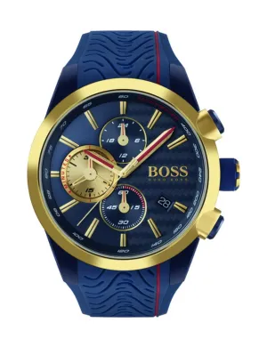 Hugo Boss Contemporary Sport Blue Silicone Men's Watch 1513706