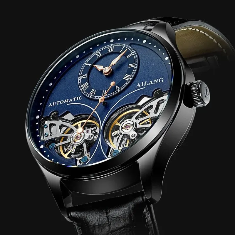 Illuminated Double Tourbillon Mechanical Timepiece