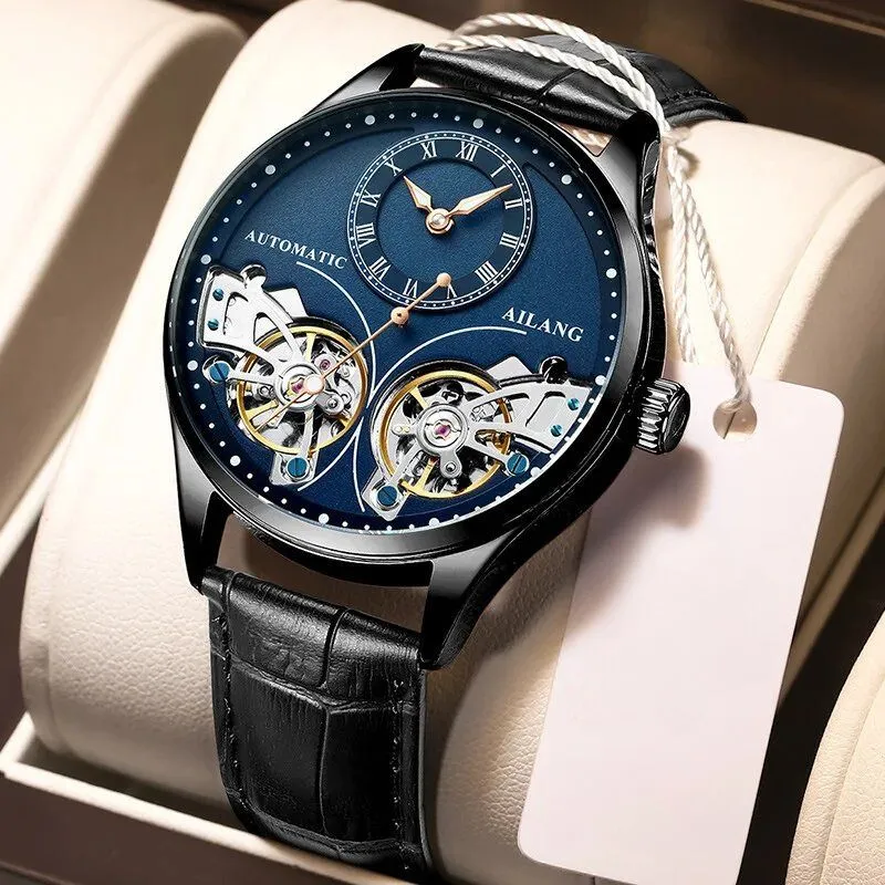 Illuminated Double Tourbillon Mechanical Timepiece