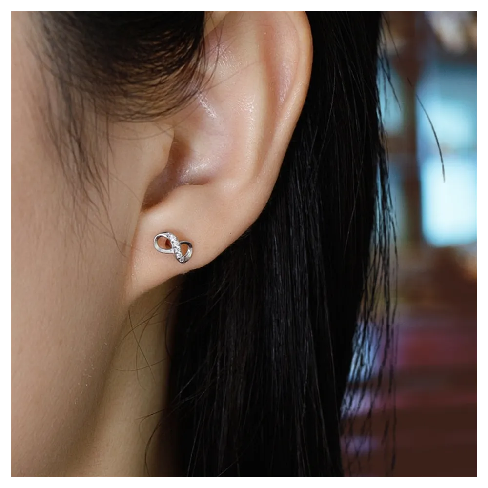 Infinity Stud Earrings