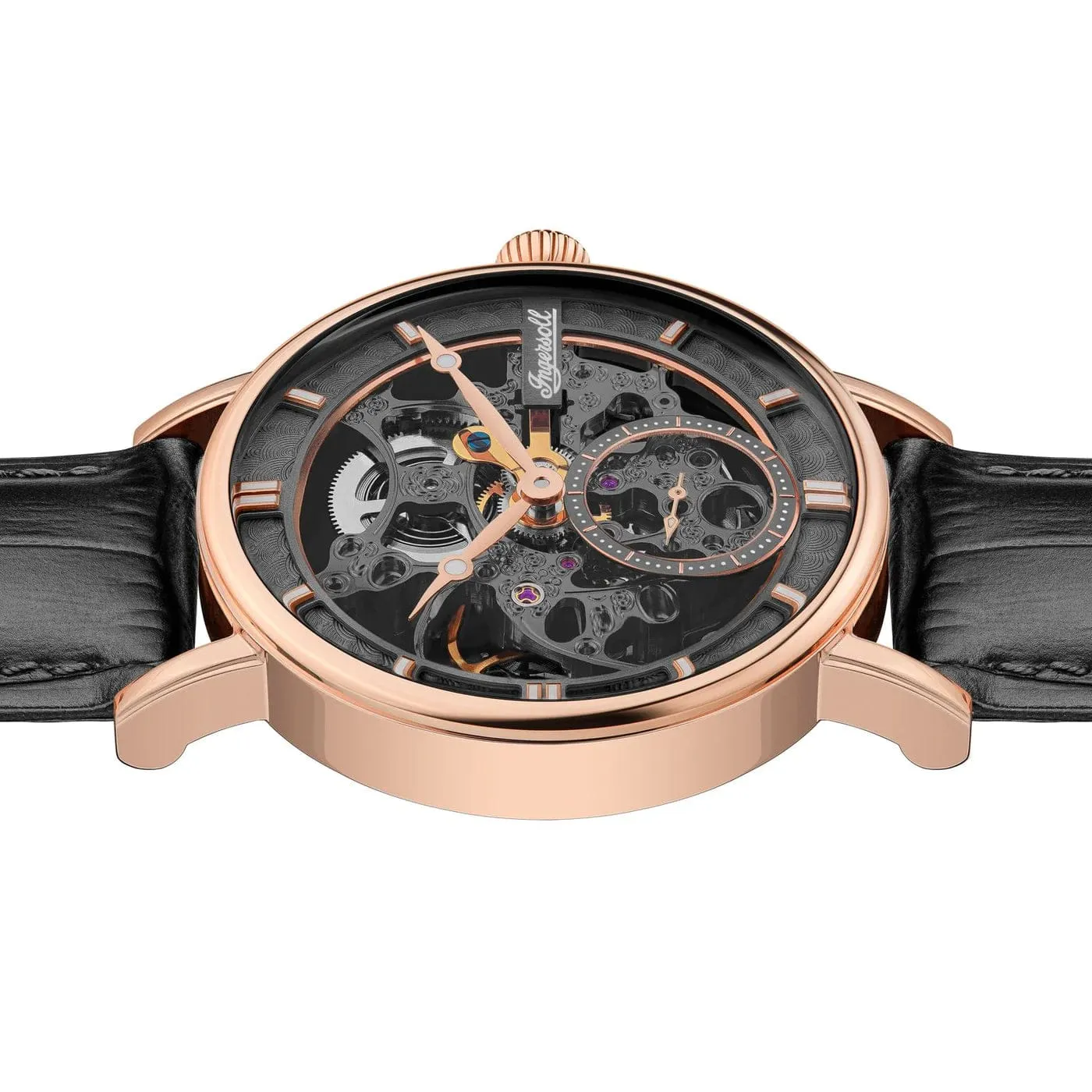 Ingersoll Herald Automatic Skeleton Black Watch 40mm