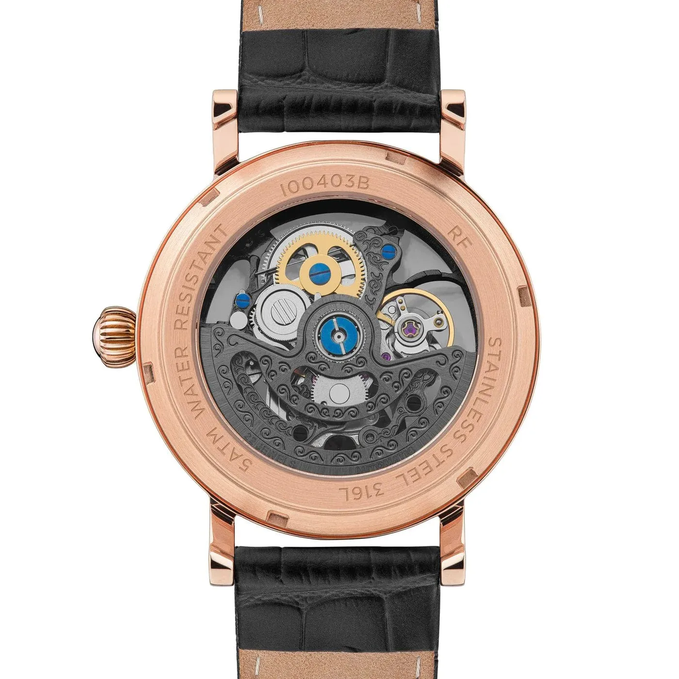 Ingersoll Herald Automatic Skeleton Black Watch 40mm