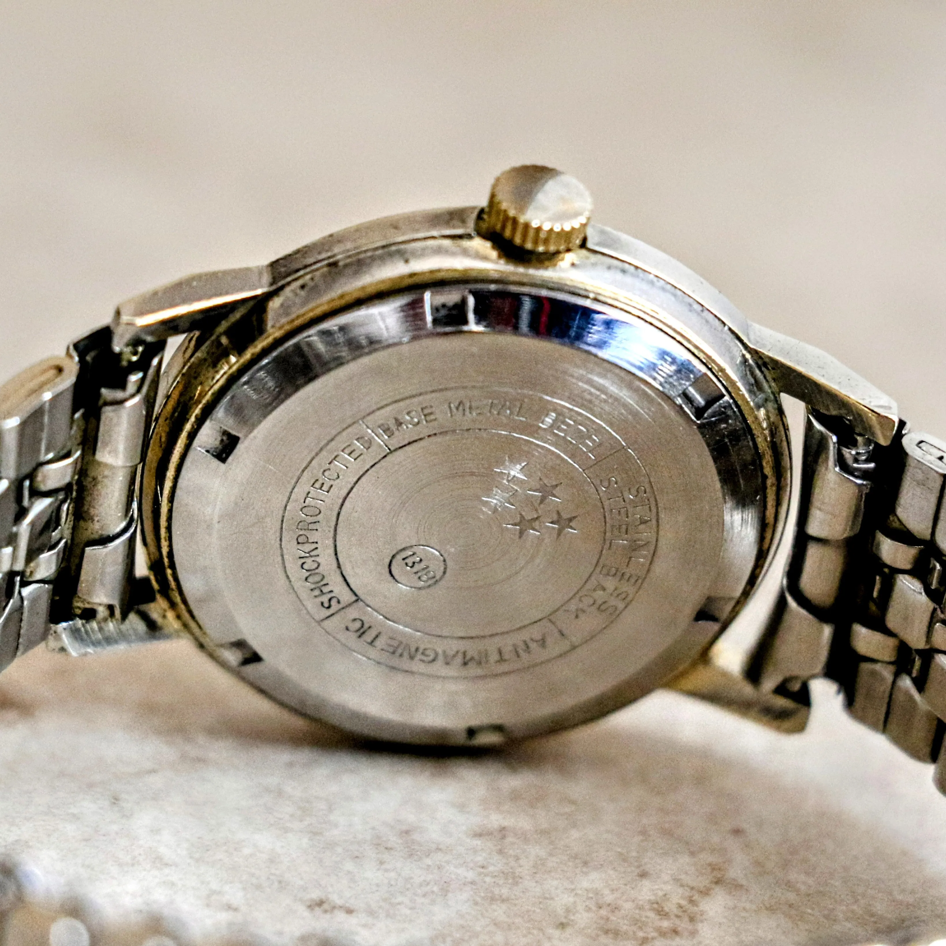 INTERNATIONAL GENEVA Wristwatch 21 Jewels Cal. Lorsa P72 1960s Watch