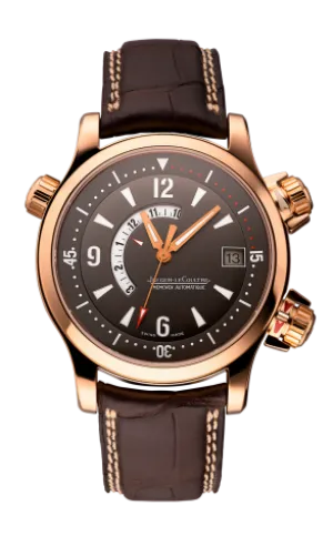 Jaeger LeCoultre Master Compressor Alarm 18K Rose Gold Men's Watch