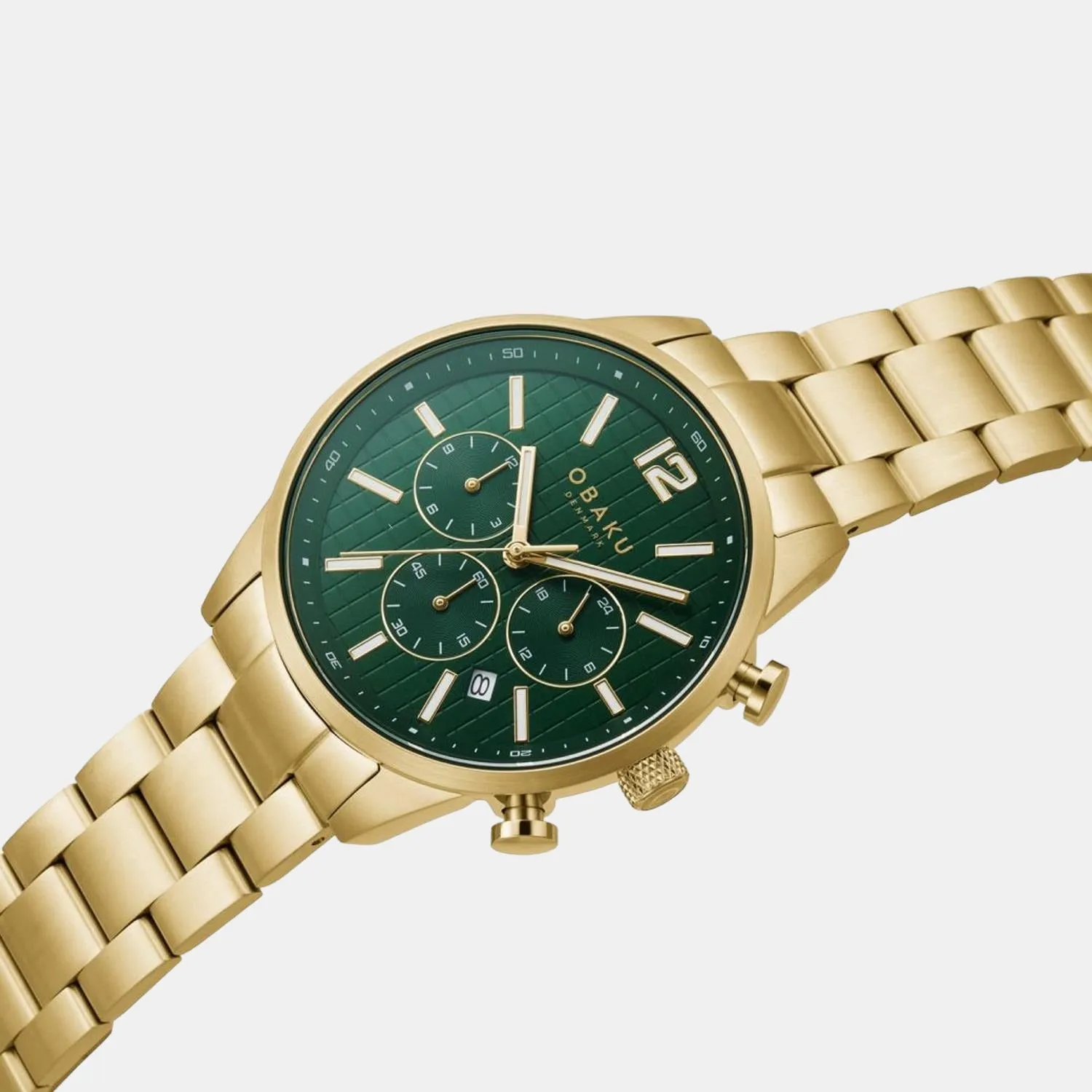 Men's Green Stainless Steel Chronograph Watch V205GUGESG1