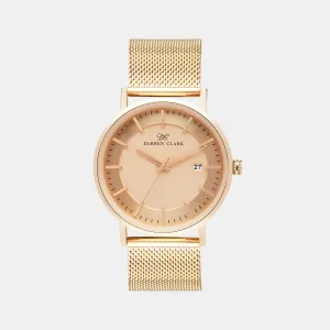 Men's Rose Gold Analog Brass Watch 1004C-E0307