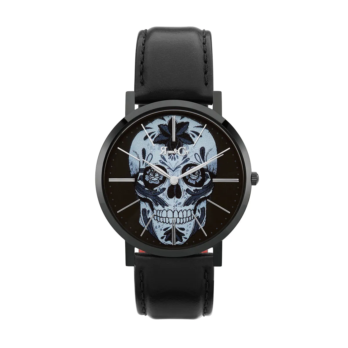 Midnight Sugar Skull Ultra Slim 40mm | Black Watch