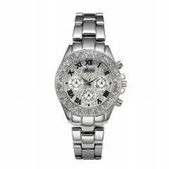 MISS FOX Classic Roman Numbers Quartz Fashion Casual Gold Bling Ladies Watch