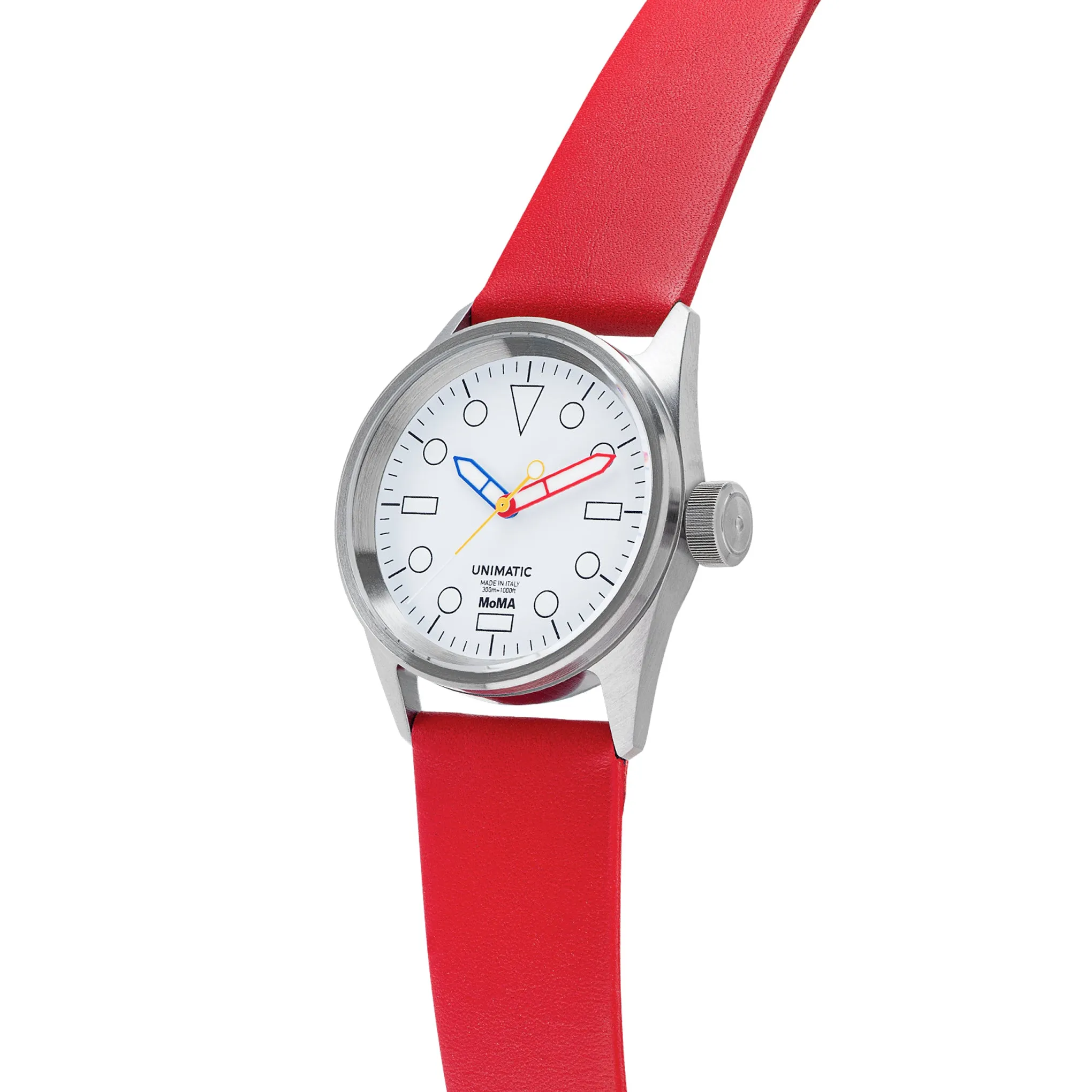 MoMA Unimatic De Stijl Modello Cinque Watch - Red