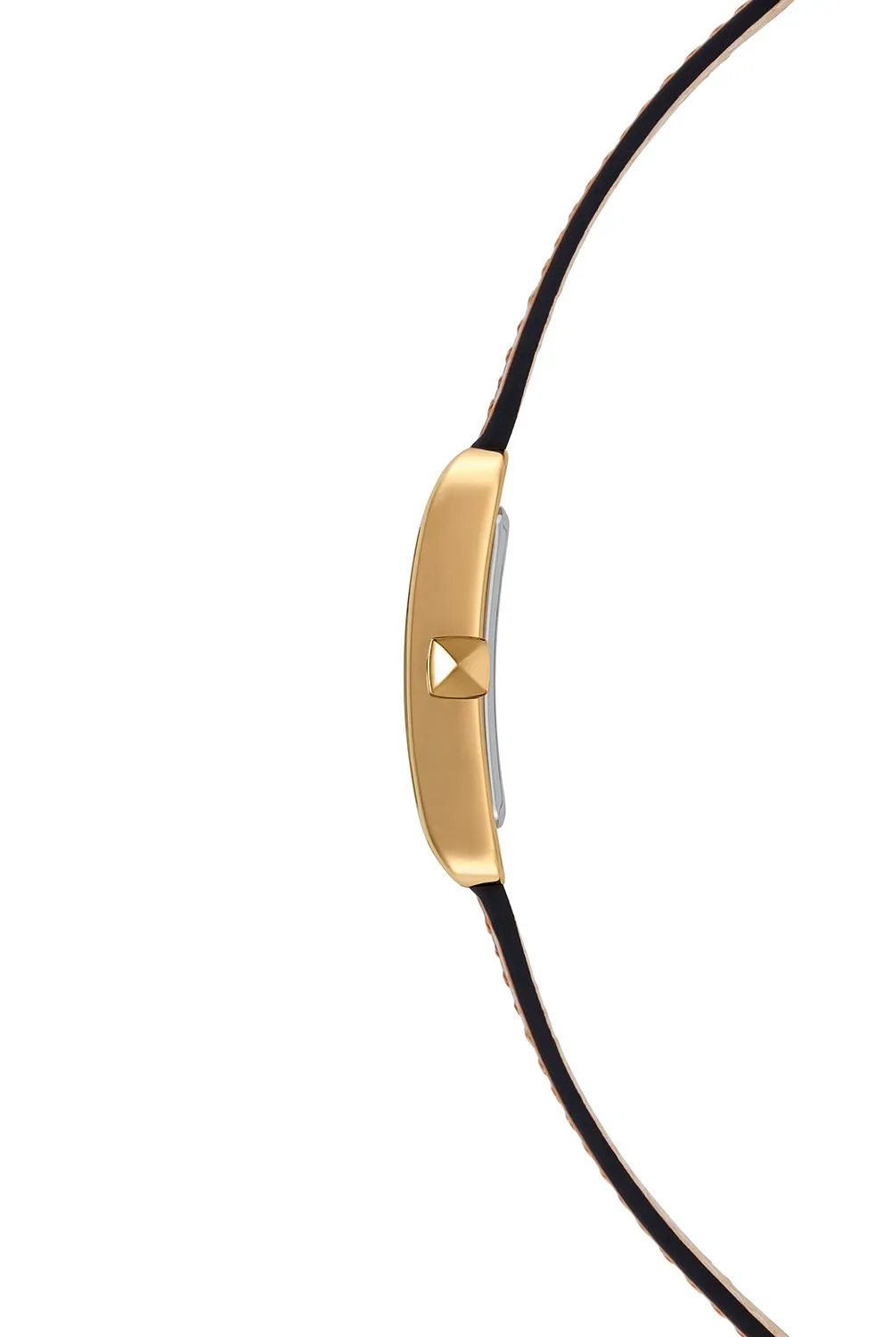 Moment Gold Tone Leather Watch, 26.5MMx38.5MM