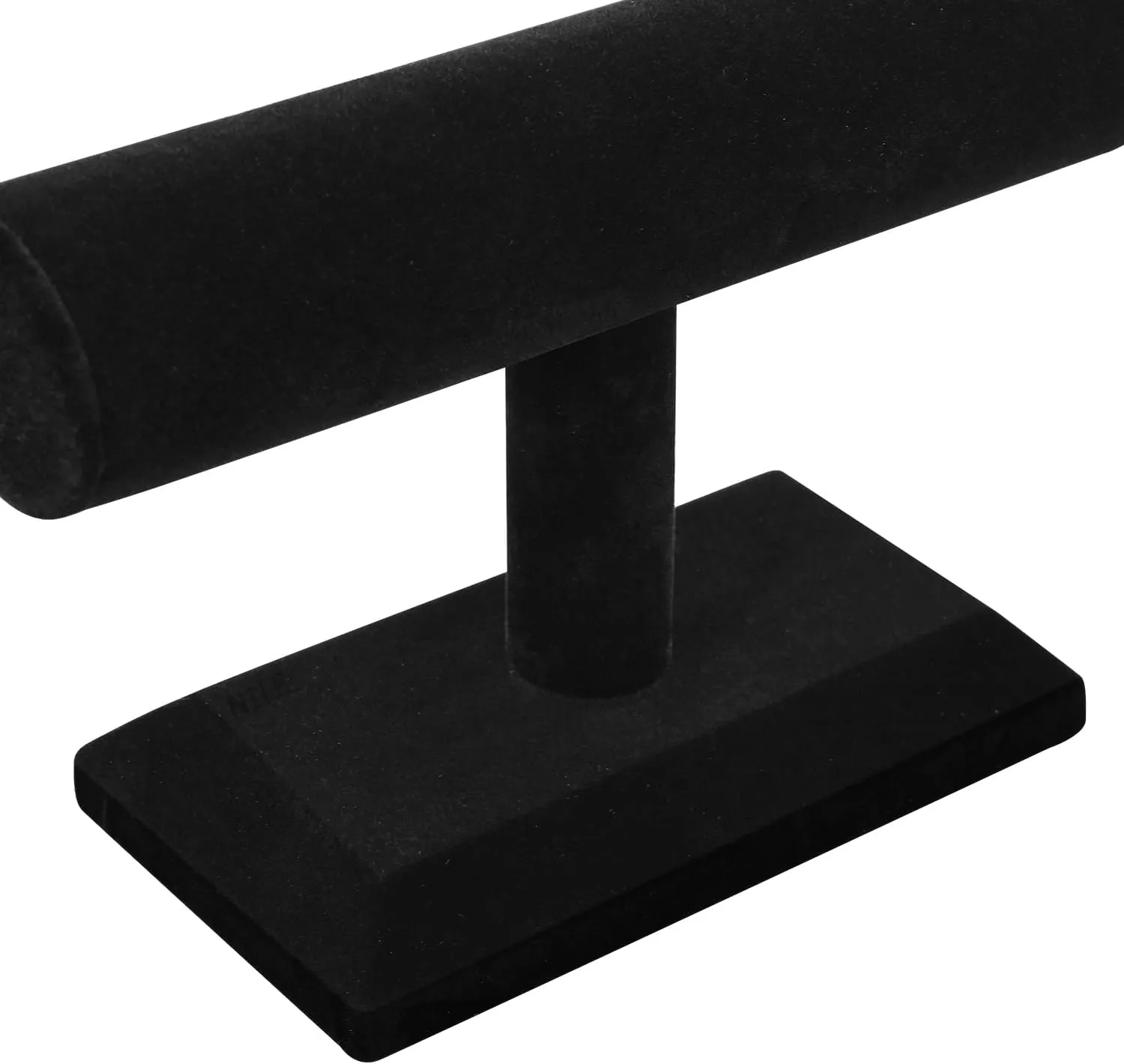 MOOCA 2 Pcs Black Velvet Hovering Bracelet Jewelry Display for Home Organization Bracelet Holder Stand Jewelry Organizer Watch Stand Display, Black Color