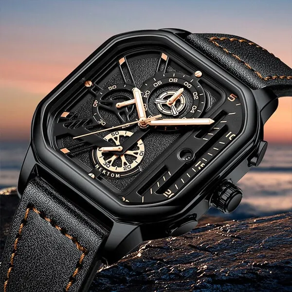 New Year promotion - 51% discountWaterproof quartz watch for men