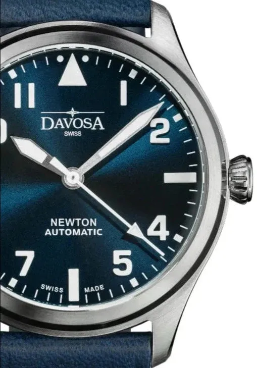 Newton Automatic 40mm Blue Blue Pilot Watch 16153045