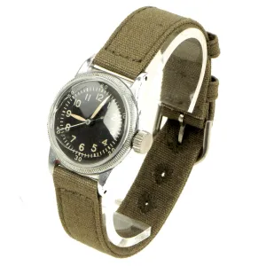 Original U.S. WWII 1945 dated Type A-11 USAAF Wrist Watch by Waltham - Fully Functional