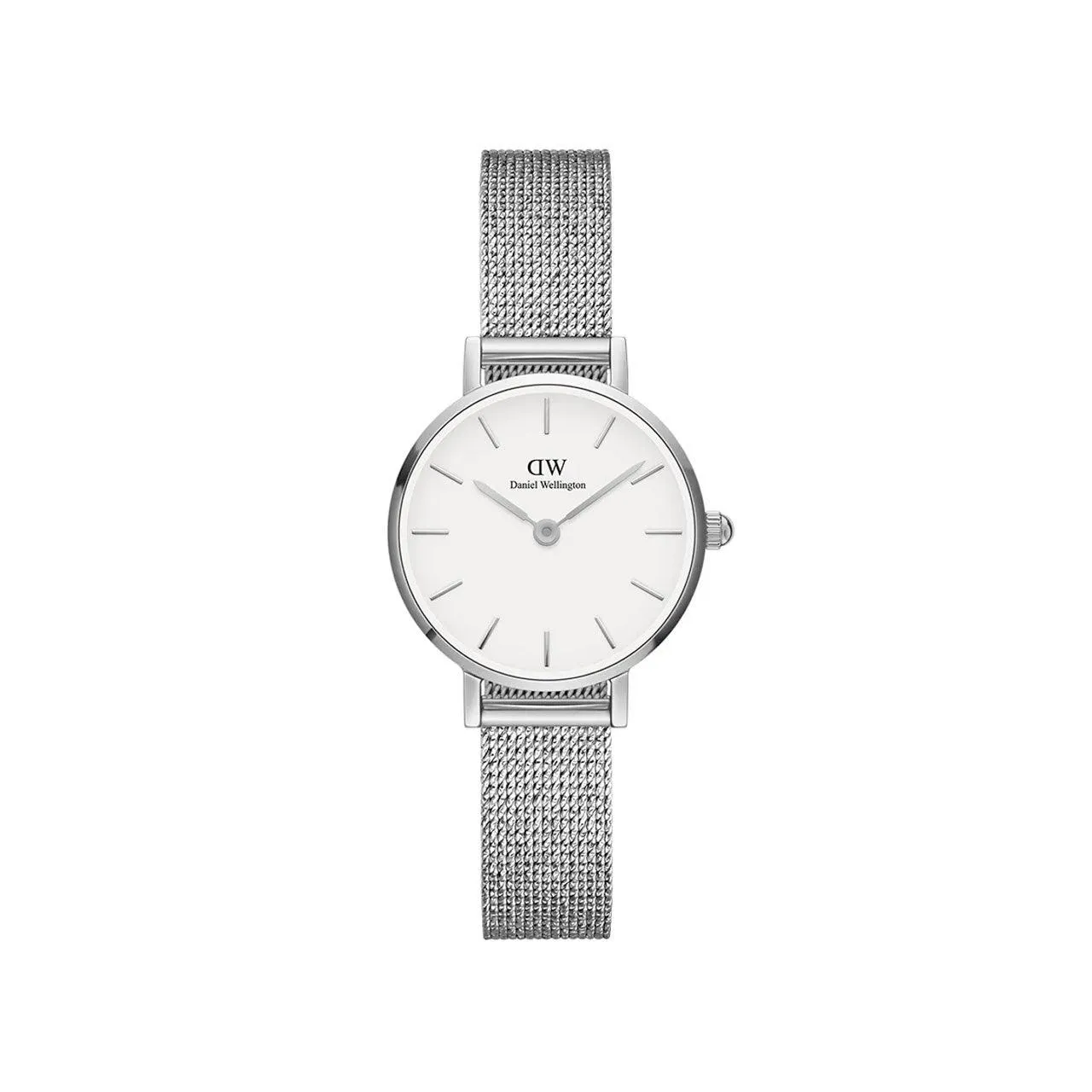 Petite 24mm Pressed Sterling - Silver & White Watch