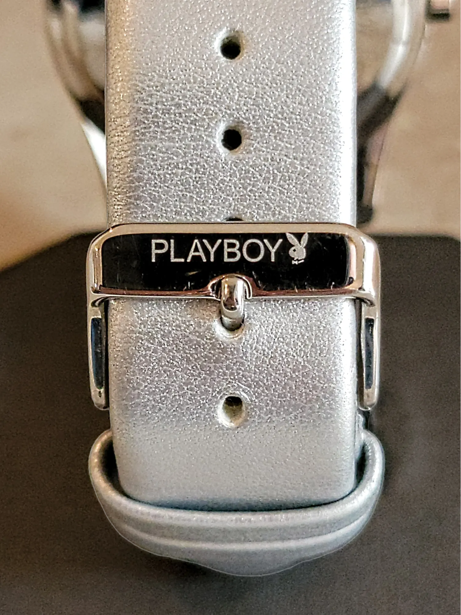 PLAYBOY Quartz Watch Diamond Bezel Wristwatch