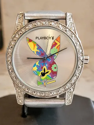 PLAYBOY Quartz Watch Diamond Bezel Wristwatch