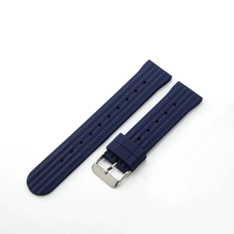 Premium Soft Rubber Waffle Universal Replacement Watch Band