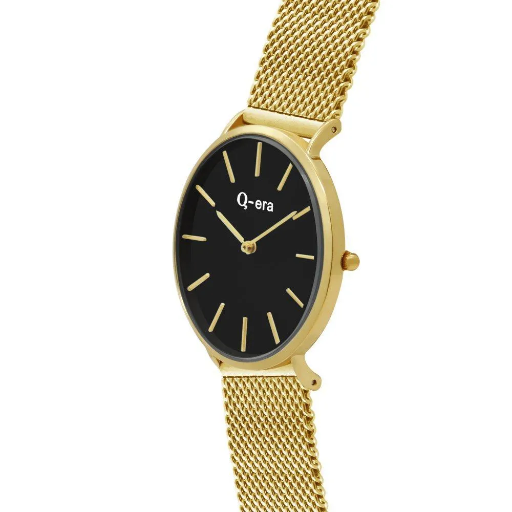 Q-era Gold Mesh Women's Watch - QV2804-30