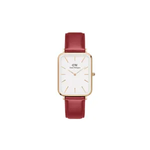 Quadro 29mm Pressed Suffolk - Red & Rose Gold Watch