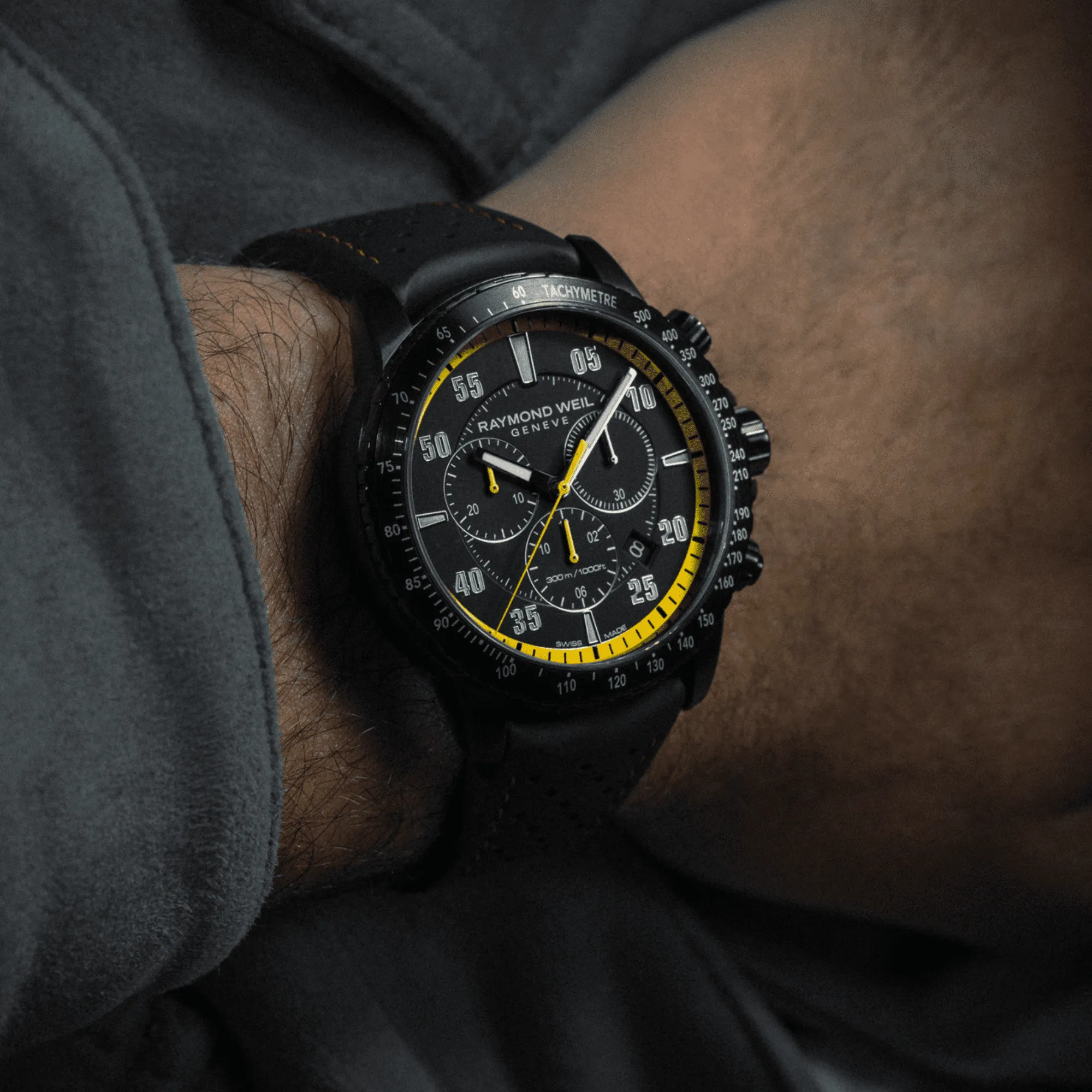 Raymond Weil - Tango Men's Chronograph Quartz Watch 43mm - 8570-BKR-05275