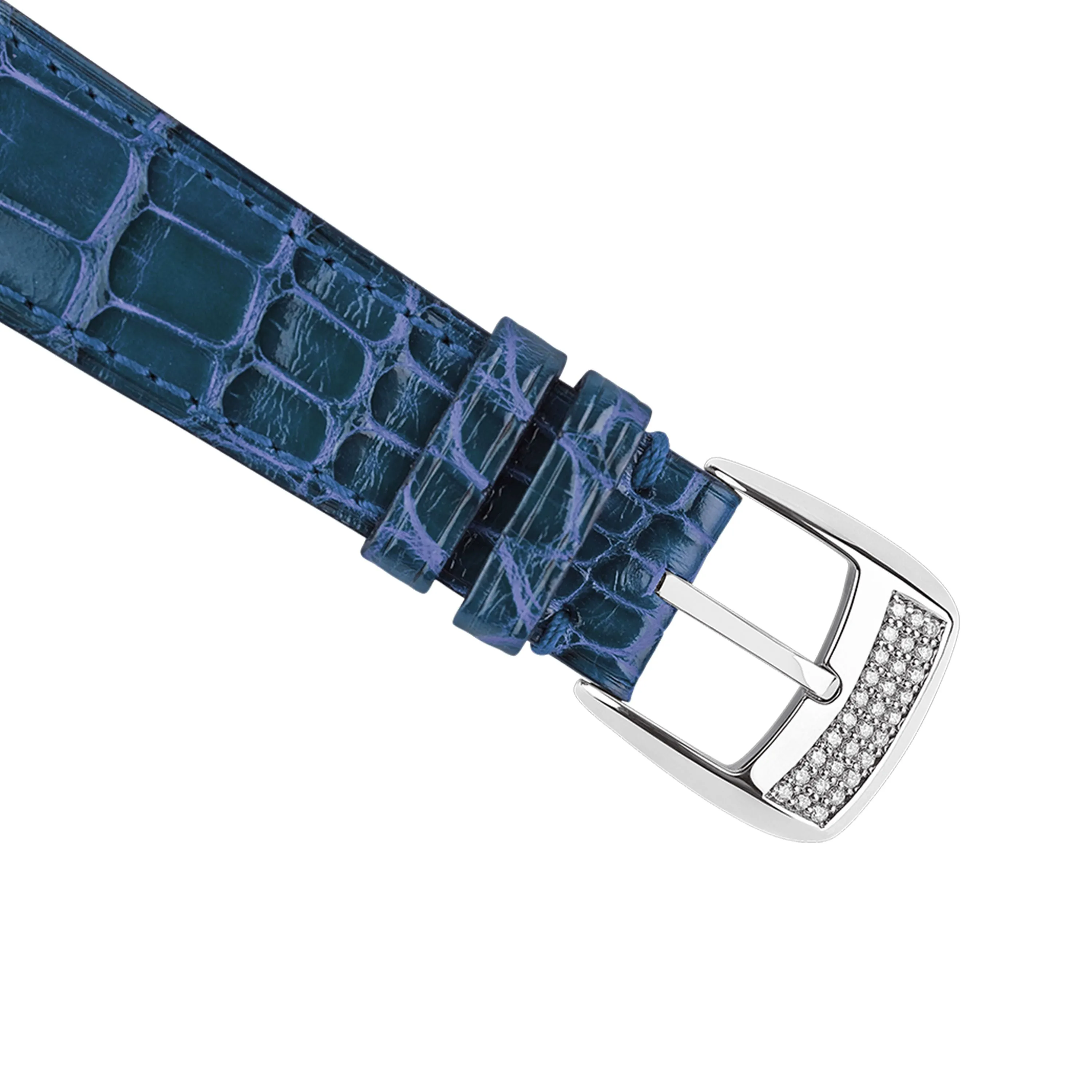 Regent Steel 1609 AD Moon Phase 4047 Luxury Diamond Watch for Men - 18kt White Gold - Backes & Strauss