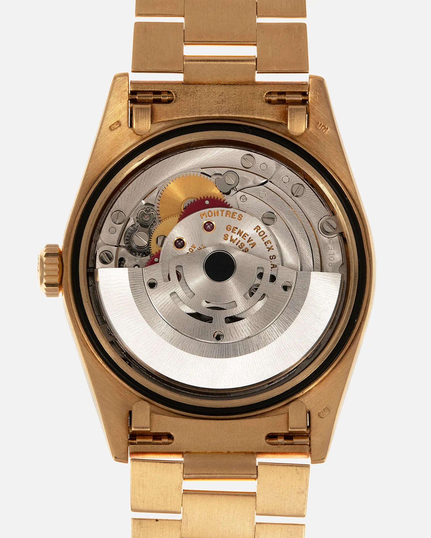 Rolex Day-Date 18238 Black Pyramid Dial Chinese Date