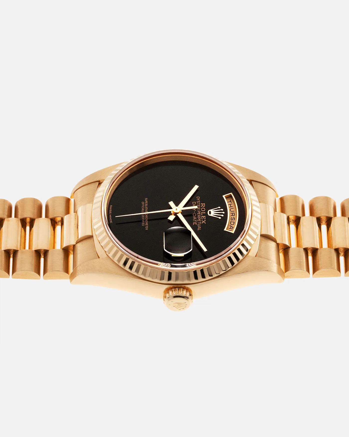 Rolex Day Date 18238 Onyx Dial