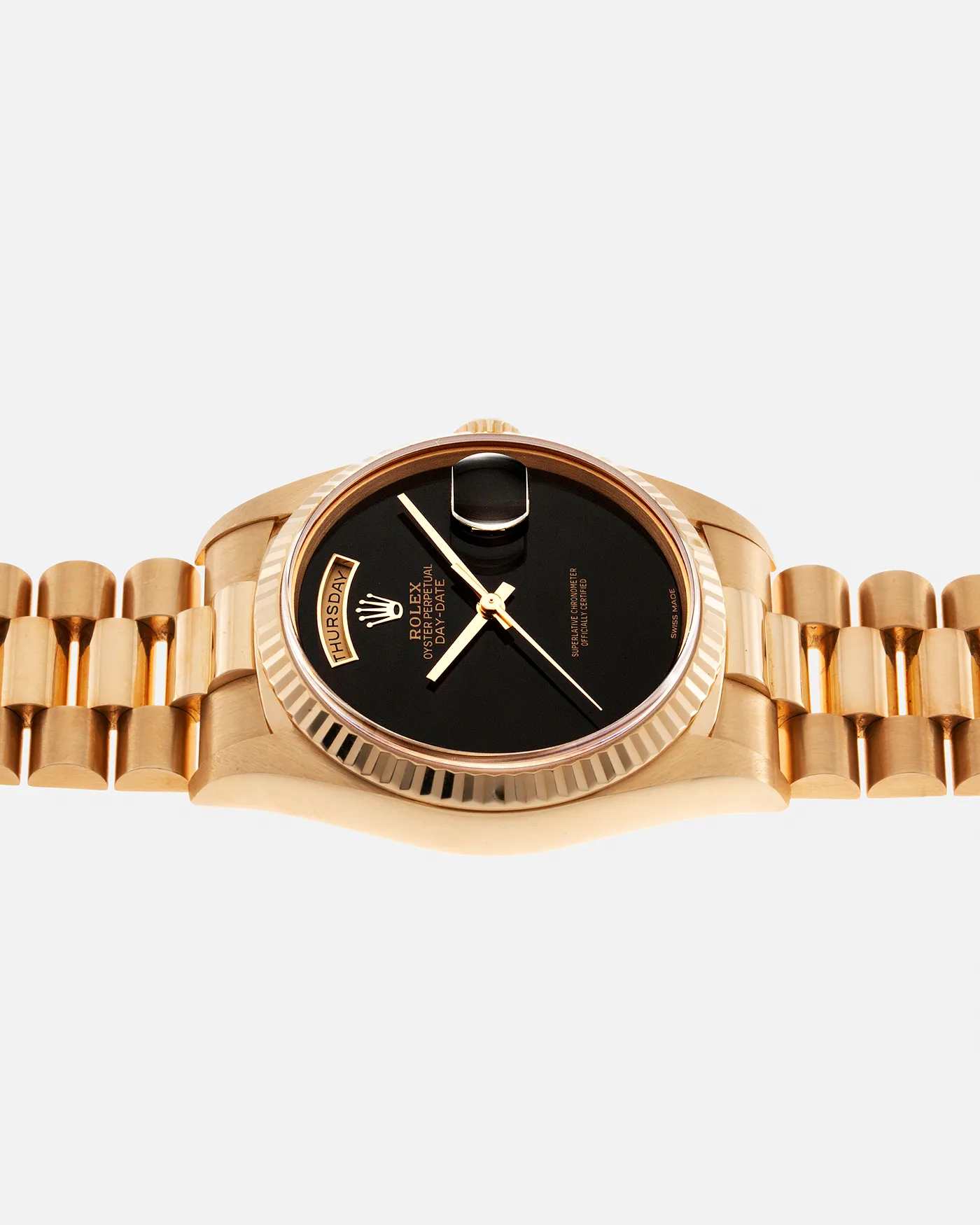 Rolex Day Date 18238 Onyx Dial