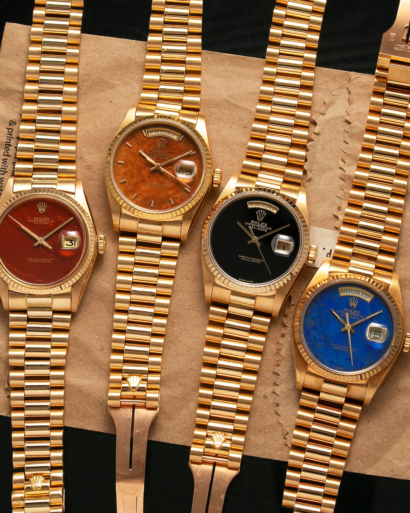 Rolex Day Date 18238 Onyx Dial
