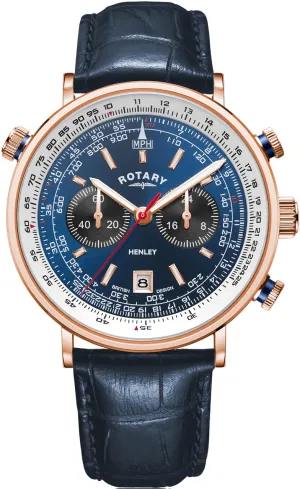 ROT Watch Henley Rose Gold PVD Mens D