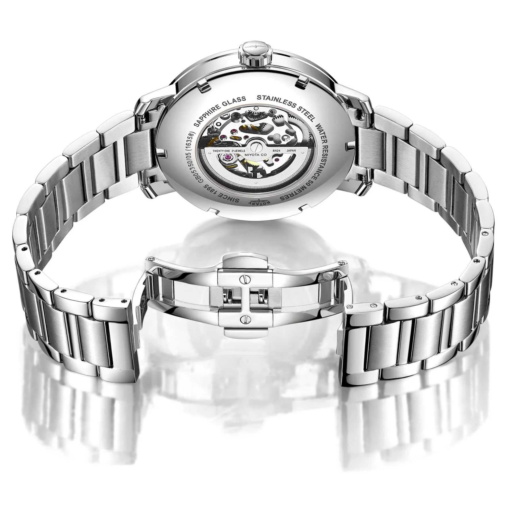 Rotary Greenwich Skeleton Men's Blue Watch GB05350/05