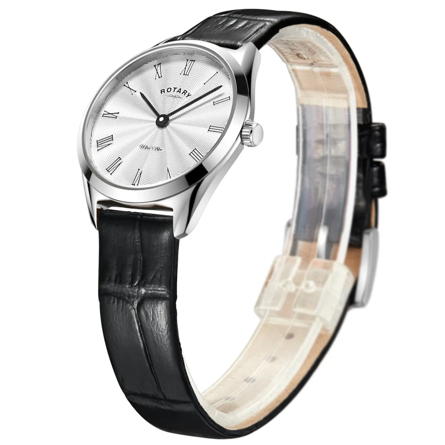 Rotary Ultra Slim Ladies Silver Watch LS08010/01