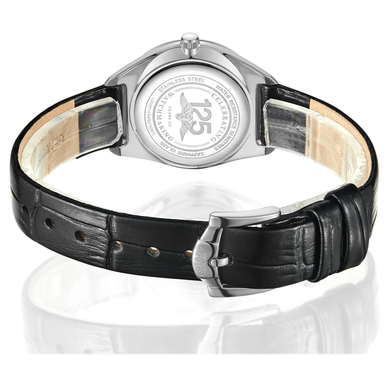 Rotary Ultra Slim Ladies Silver Watch LS08010/01