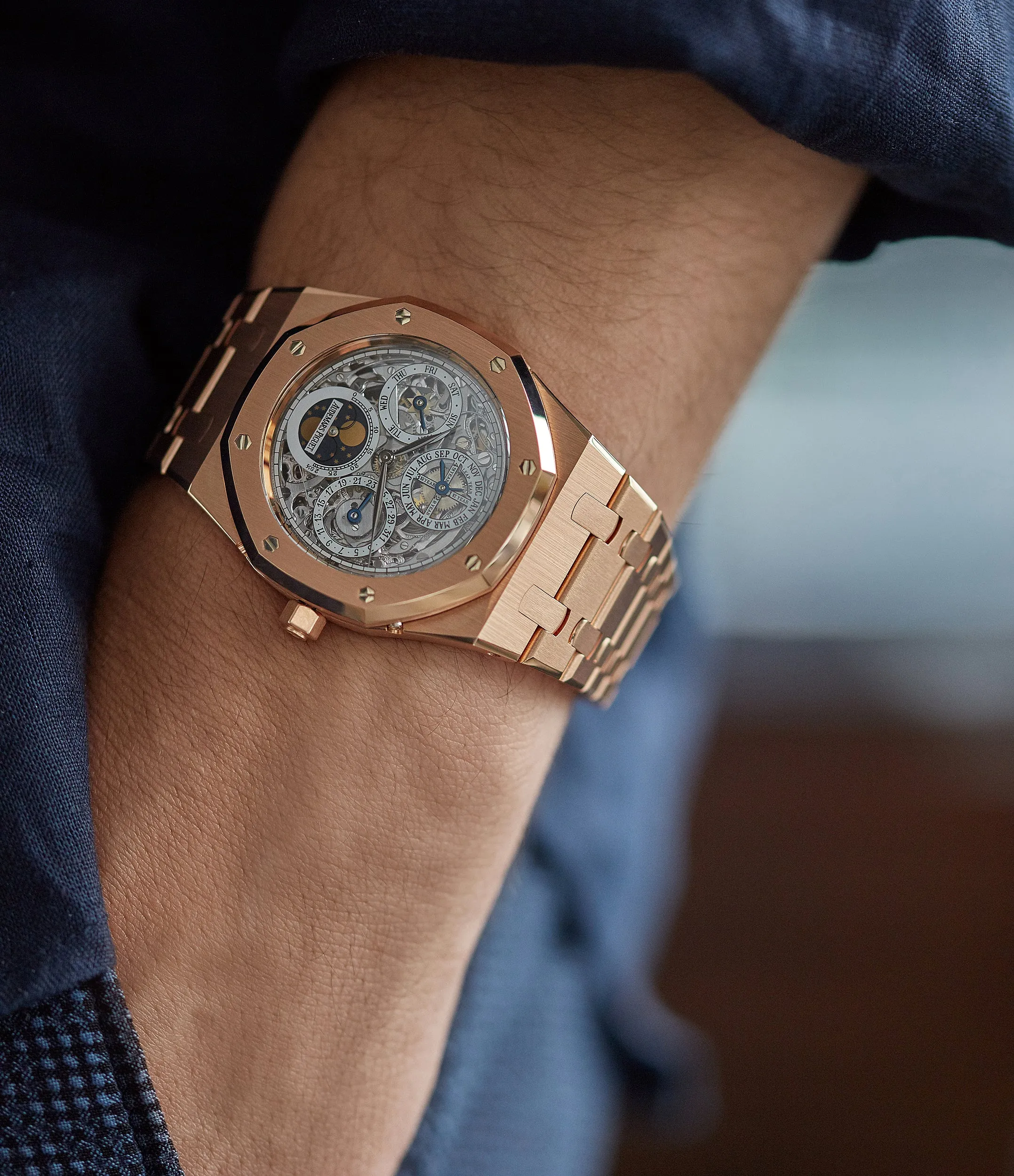 Royal Oak Perpetual Calendar | Openwork Dial | Rose Gold