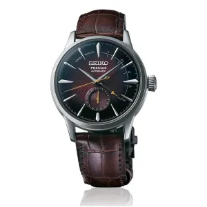 Seiko Presage Cocktail Time Brown Dial Band Chronograph Watch - SSA393