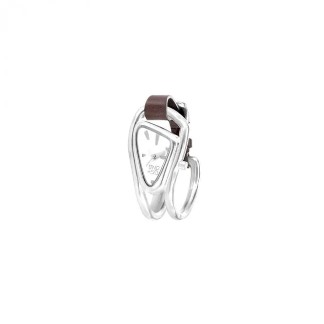 Silver Plated Triangular Ladies Cuff Watch