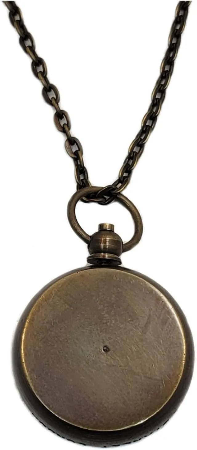 Stanley London Engraved Antique Brass Working Compass Necklace | Personalized Gift for Her, Women, Wife, Girlfriend, Daughter, Niece, Adventurer, Traveler