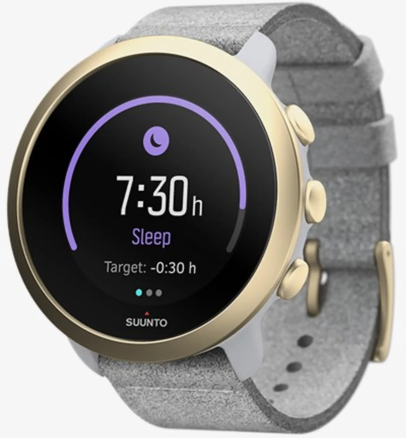 SUN Watch SUN 3 Pebble White Light Gold