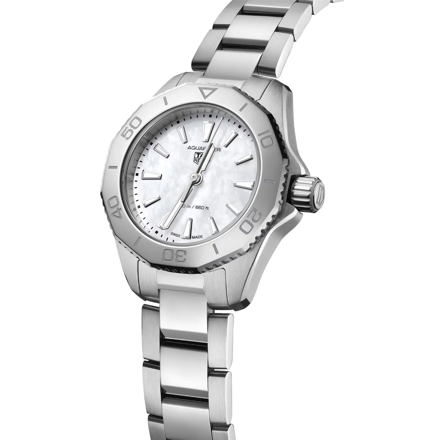 Tag Heuer Aquaracer Ladies White Watch WBP1418.BA0622