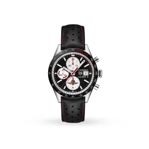 Tag Heuer Carrera Calibre 16 Steel Black Dial Mens Watch - CV201AS.FC6429