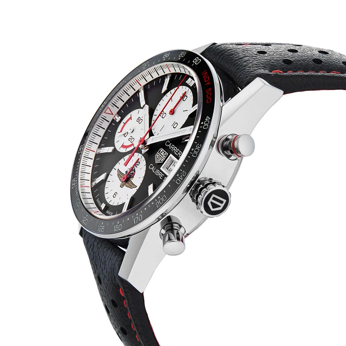 Tag Heuer Carrera Calibre 16 Steel Black Dial Mens Watch - CV201AS.FC6429