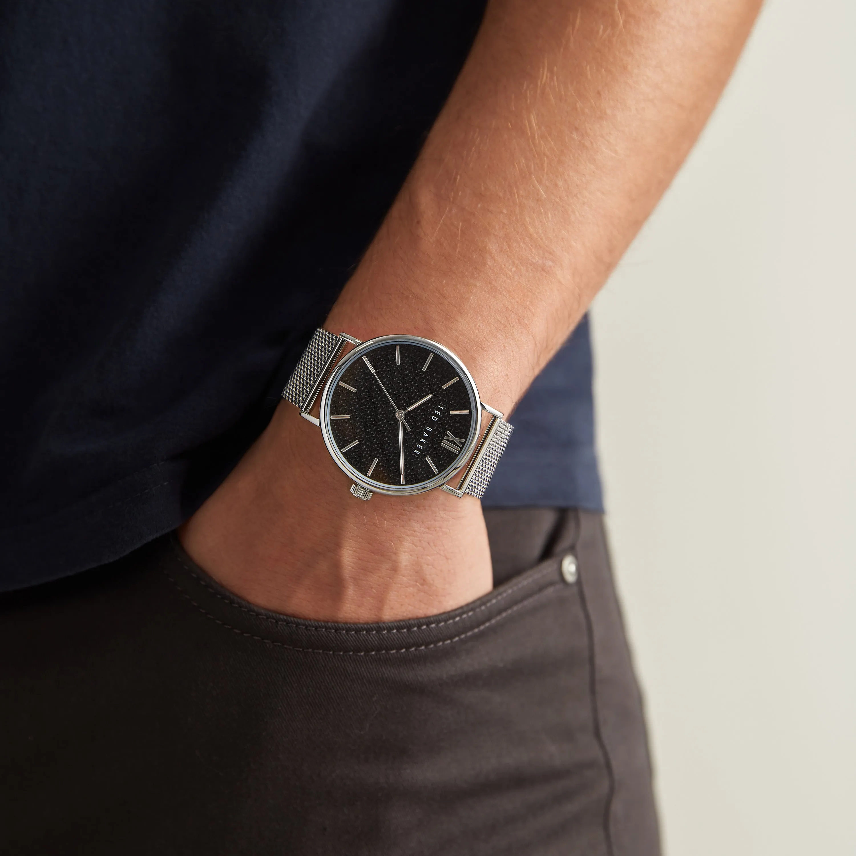 Ted Baker Black Dial Men Watch - BKPPGS218