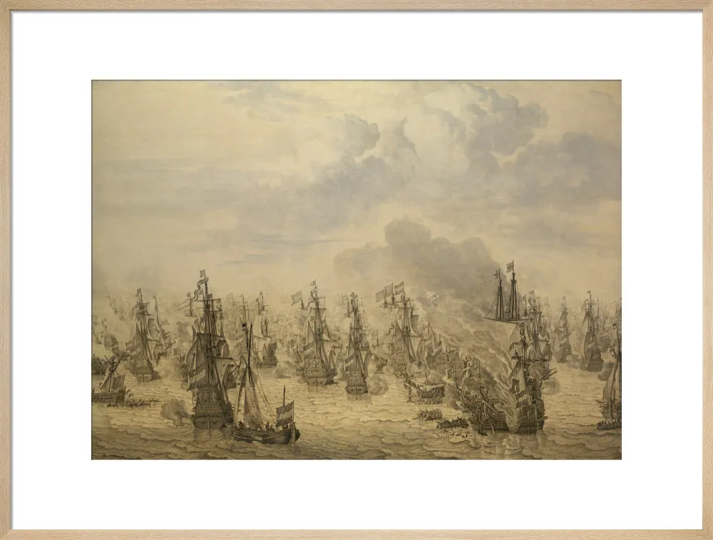 The Battle of Scheveningen, 10 August 1653 (Custom Print)