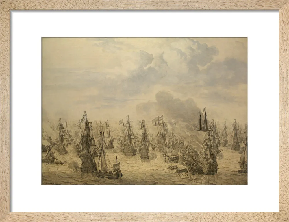 The Battle of Scheveningen, 10 August 1653 (Custom Print)