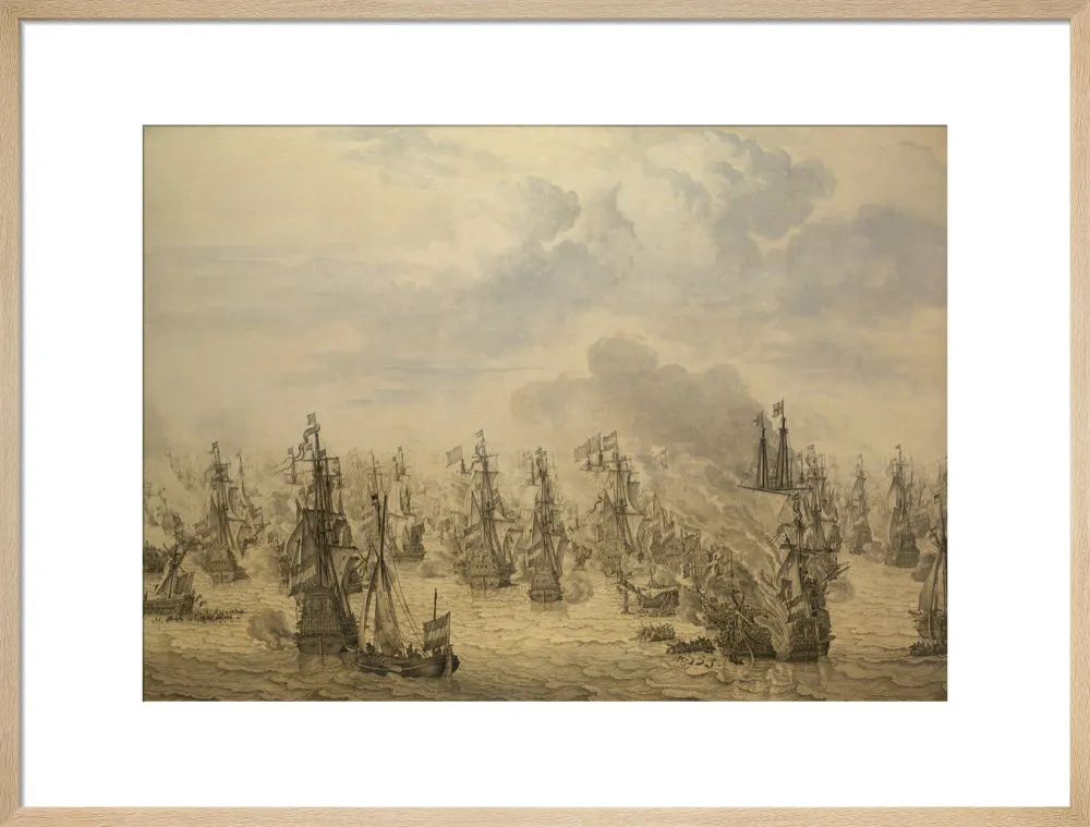 The Battle of Scheveningen, 10 August 1653 (Custom Print)