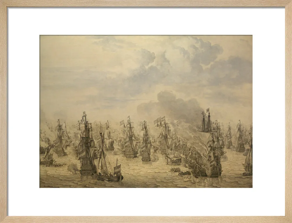 The Battle of Scheveningen, 10 August 1653 (Custom Print)
