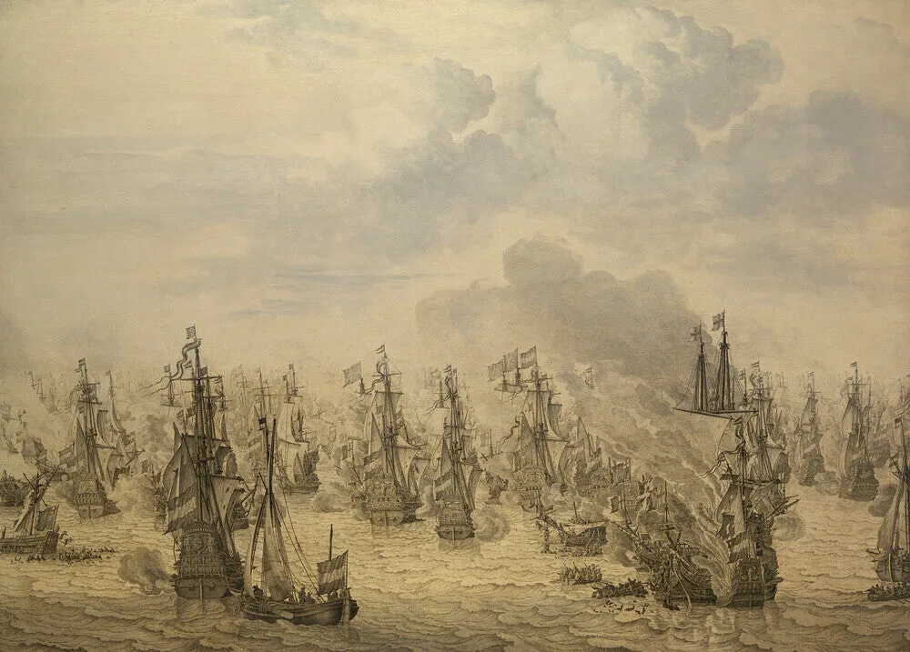The Battle of Scheveningen, 10 August 1653 (Custom Print)